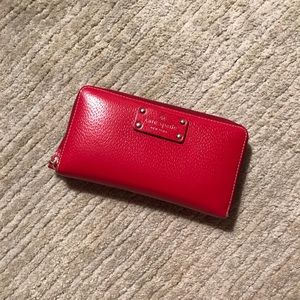 Kate Spade Red Clutch